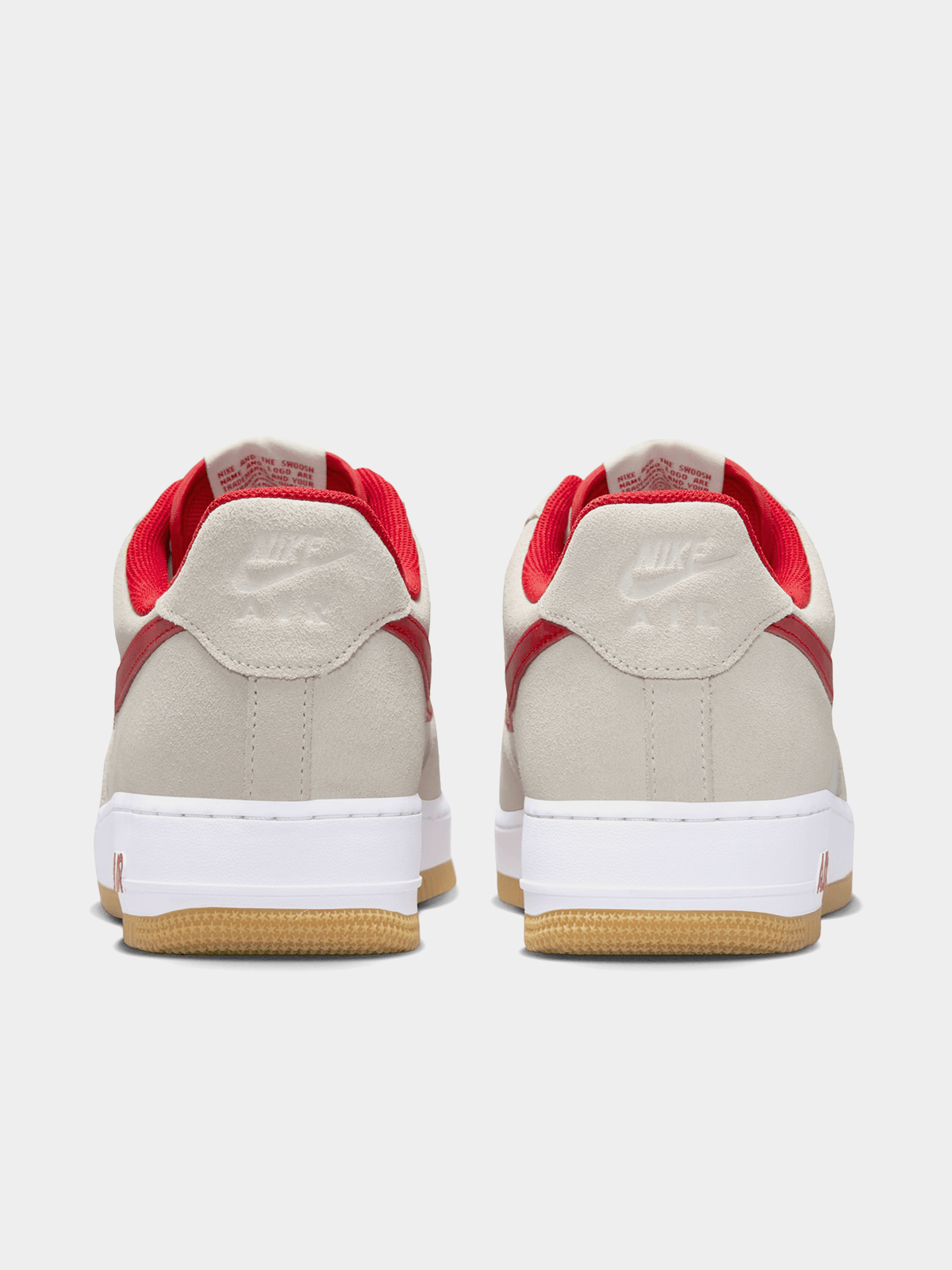 Nike Men's Air Force 1 '07 LV8 White/Red Sneaker